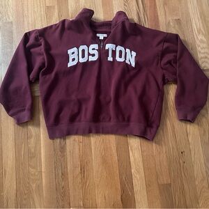 Aeropostale Maroon 'Boston' women Sweatshirt